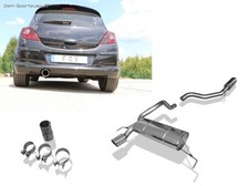Fox Komplettanlage ab Kat Opel Corsa D GSi 1x100mm rund eingerollt abgeschrägt