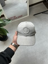 Stone Island Big Logo Gray Polyester - Wool C...