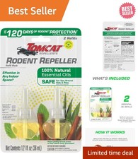Natural Rodent Repeller Essential Oil Refill Pack - 2 Bottles