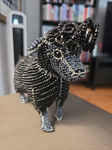 Beaded Decorative Black sheep