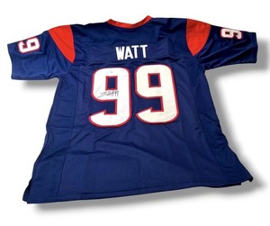 J.J. Watt Signed Auto Autograph Texans Jersey P.A.S.S. COA Authentication