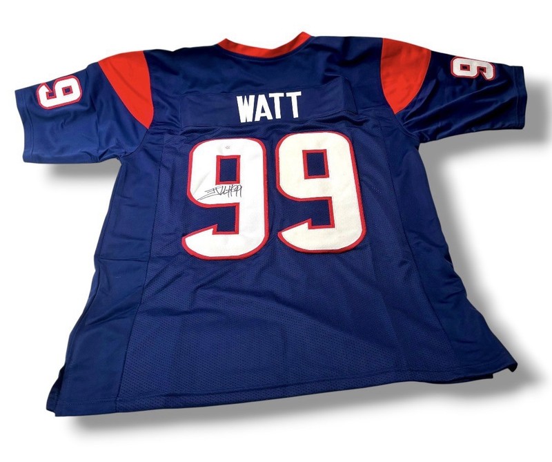 J.J. Watt Signed Auto Autograph Texans Jersey P.A.S.S. COA Authentication