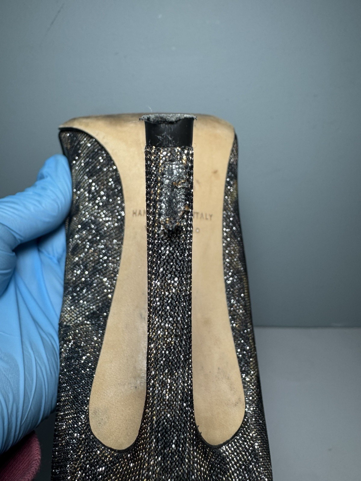 SJP Sarah Jessica Parker Fawn Brown Sparkling Animal Print Heels Size 39 | 8.5