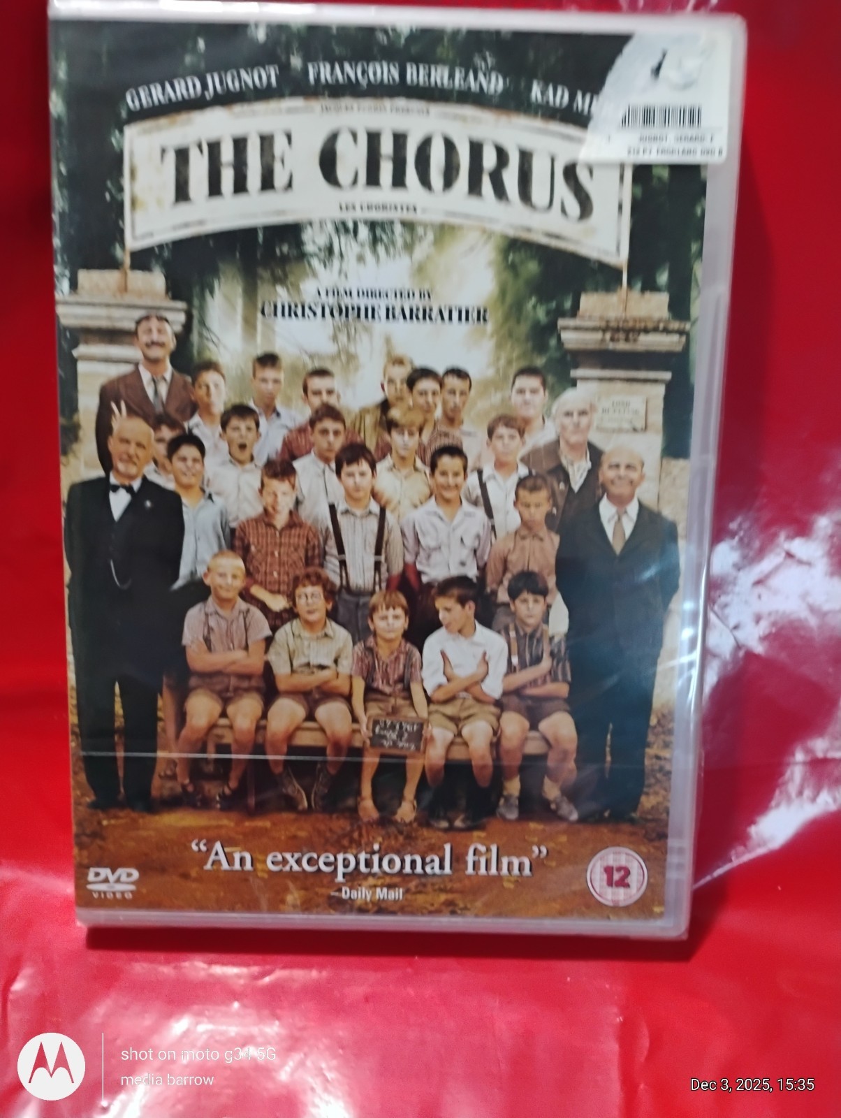 THE CHORUS - BRAND NEW SEALED DVD FREEPOST