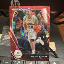 2021-22 Panini Prizm Draft Picks - Red Ice Prizm #56 Stephen Curry