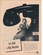 Magazine Ad - 1948 - AT&T / Bell System - Still A Bargain
