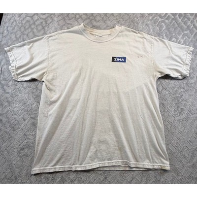 Vintage Zima Beer Advertising Shirt Men's XL Change it up