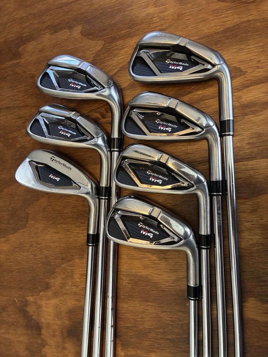 Taylormade M4 Iron Set / 5-AW Stiff Flex Steel KBS Max 85 | eBay