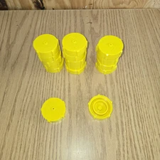 Pack 12 Plastic Cap  1-3/4" Acme Propane Tank Fill Valve - Forklift Tank