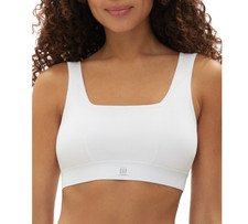 GAP Body Logo Comfort Bralette sz L Large Optic White LARGE