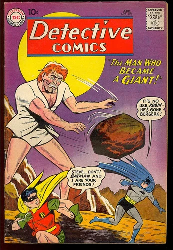 Detective Comics #278 Very Nice Silver Age Batman Vintage DC Comic 1960 FN-