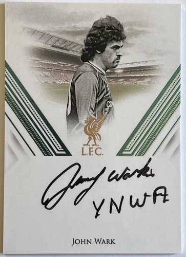2025-26 Futera Liverpool FC Platinum - John Wark ON-CARD Autograph YNWA AUTO #/5
