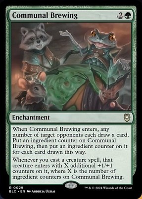 Communal Brewing Commander: Bloomburrow Near Mint, English