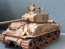 AHHQ Sherman M4A3 76 Static Model Tank.  Built and finished 1:16