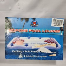 GoPong Pool Floating Lounge Beer Pong Game NEW Summer Fun