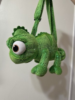 Disney Rapunzel Pascal Plush Bag Shoulder Purse Tangled Handbag