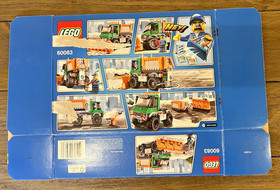 LEGO City: Snowplow Truck 60083 100% Complete w/ Figs, Manual, Stickers & Box
