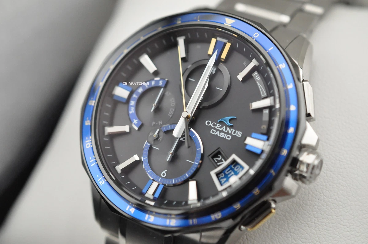 Casio Oceanus GPS Radio Onda Solar Titanio OCW-G2000G-1AJF