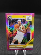 2024-25 Donruss Optic Jordan Clarkson Pink Prizm #122 Utah Jazz