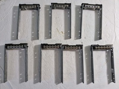 Lot Of 7 Dell 2.5'' SAS/SATA Hard Drive Tray Caddy's (Part No. WX387)