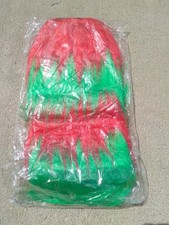 Fuzzy Leg Warmers Shoe Covers Green Red Faux Fur Halloween Props Costume