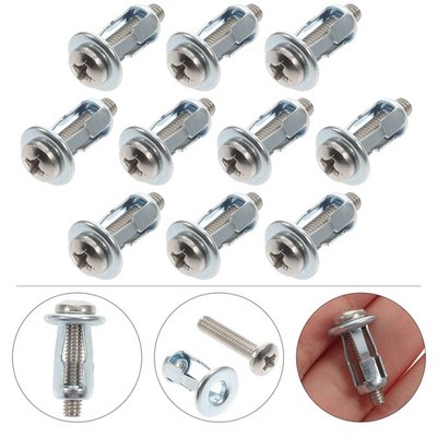  10 Stück Hohltür-Spreizdübel   Hohlwanddübel für Aluminiumblech, Stahlrohr,