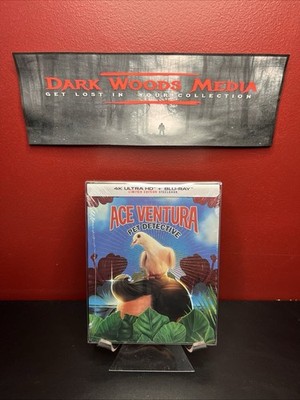 Ace Ventura: Pet Detective Steelbook (4K UHD+Blu-ray) Factory Sealed **MINT**