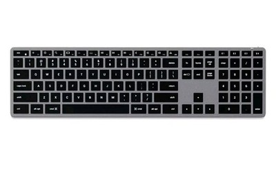 Satechi Slim X3 Bluetooth Keyboard - Space Gray: USB-C, Mechanical, Backlit