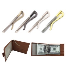 Billetera de metal plegable con clip para dinero para reemplazar piezas abrazadera de resorte soporte para efectivo