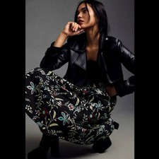 NWT Anthropologie Maeve Brocade Maxi Skirt - Size 6