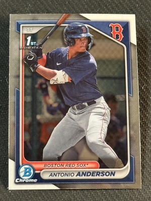 2024 Bowman Chrome 1st PROSPECT ROOKIE Antonio Anderson, Item 5