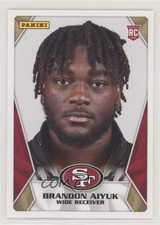 2020 Panini NFL Sticker & Card Collection Brandon Aiyuk #99 Rookie RC 01ba. rookie card picture