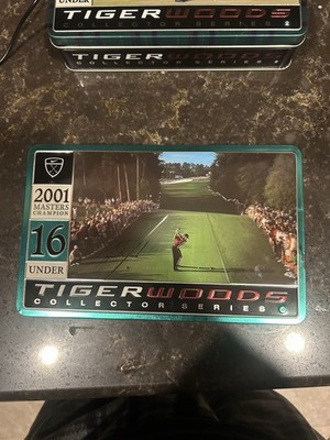 Nike 2001 Masters Tiger Woods Commemorative Golf Balls Set of 4 Sleeves In Box
