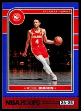 Kobe Bufkin 2024-25 Hoops Blue #87 Atlanta Hawks