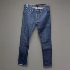 APC Petit New Standard Slim Jeans 29 Indigo Selvedge Raw Denim