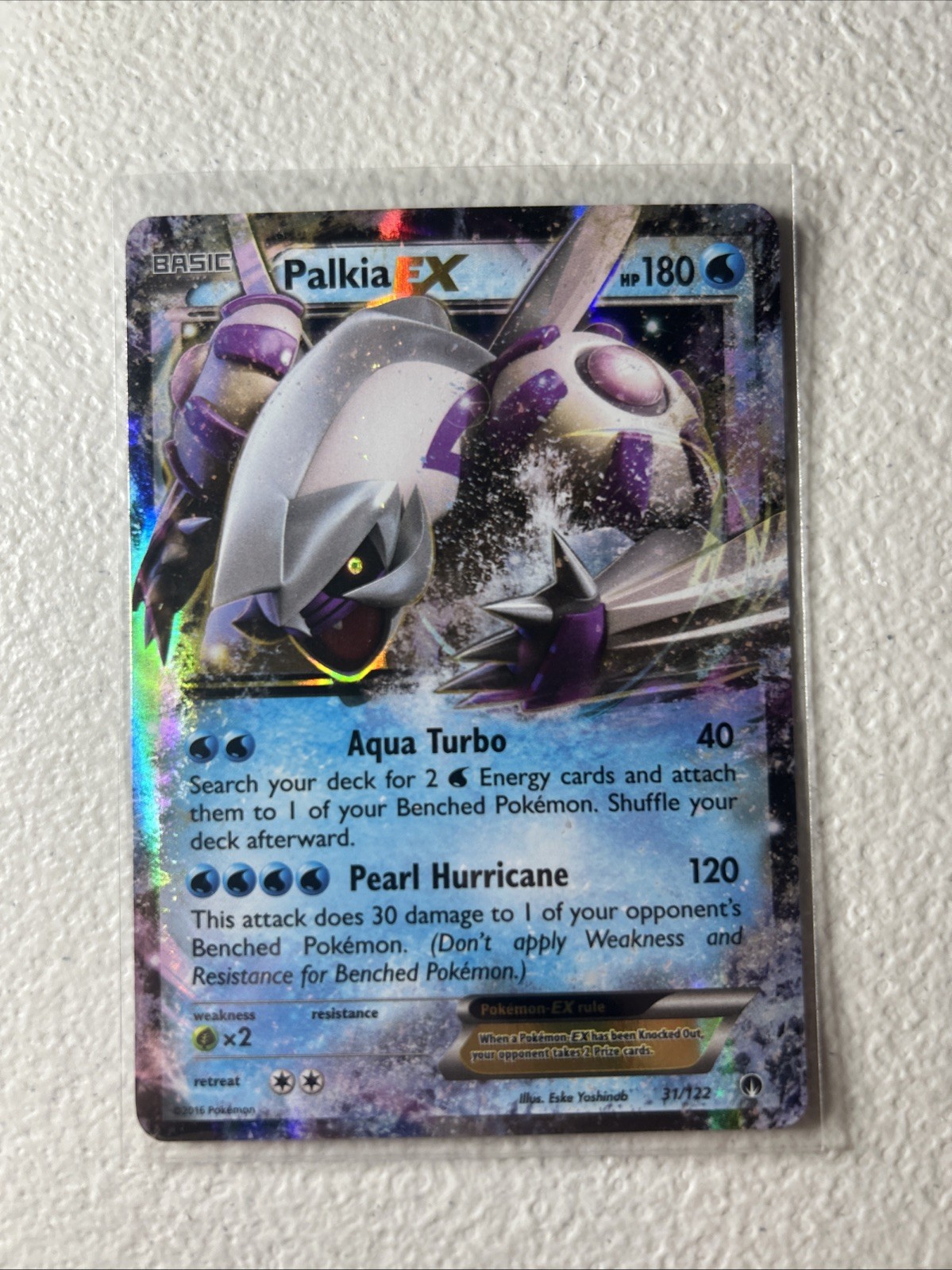 Palkia EX 31/122 Breakpoint Holo LP/NM