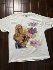 Rare Vintage 1996 WWF WWE King Of The Ring PPV Shirt Ultimate Warrior CREW SHIRT