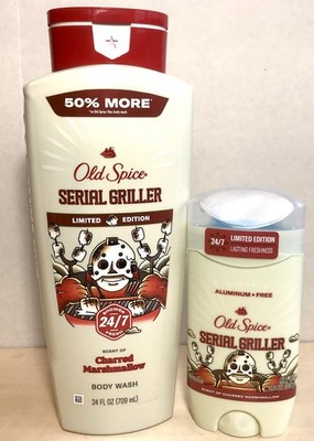 Limited Edition - Old Spice Serial Griller Body Wash & Deodorant  - Marshmallow