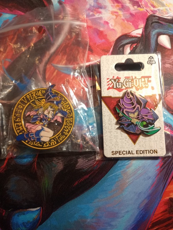 Dark Magician And Dark Magician Girl Pins