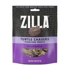 Zilla Turtle Chasers Floating Treats, Made with Real 2 Ounce Pack of 1 
