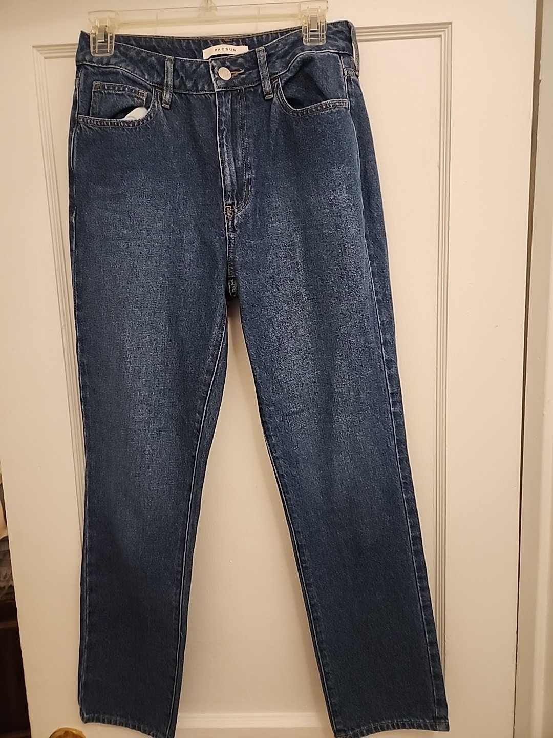 Pacsun Mom Jeans Womens Size 26 Blue Denim 100% Cotton Medium Wash-image