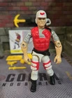 GI JOE ~ 1994 LIFELINE ~ TIGHT & UNCRACKED ~ 100% COMPLETE & CARD ~ BATTLE CORPS