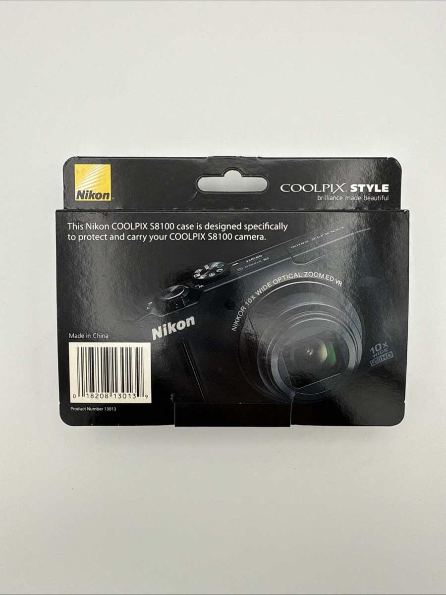 Nikon CoolPix S8100 Style Compact Leather Camera Case | eBay