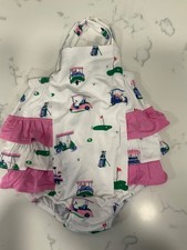 Angel Dear- Girl  s Ruffle SunSuit-6-12m -New w/tags- 34