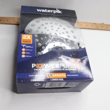 Waterpik 8-Spray Patterns Wall Mount Rain Fixed Shower Head Chrome YPW-833E