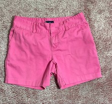 Girls Ralph Lauren Pink Classic Polo Chino Shorts Size 14 Y2K