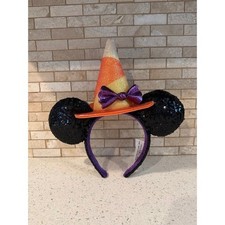 Disney Parks CDisney Parks Candy Corn Halloween Hat Minnie Mouse Ears Headband