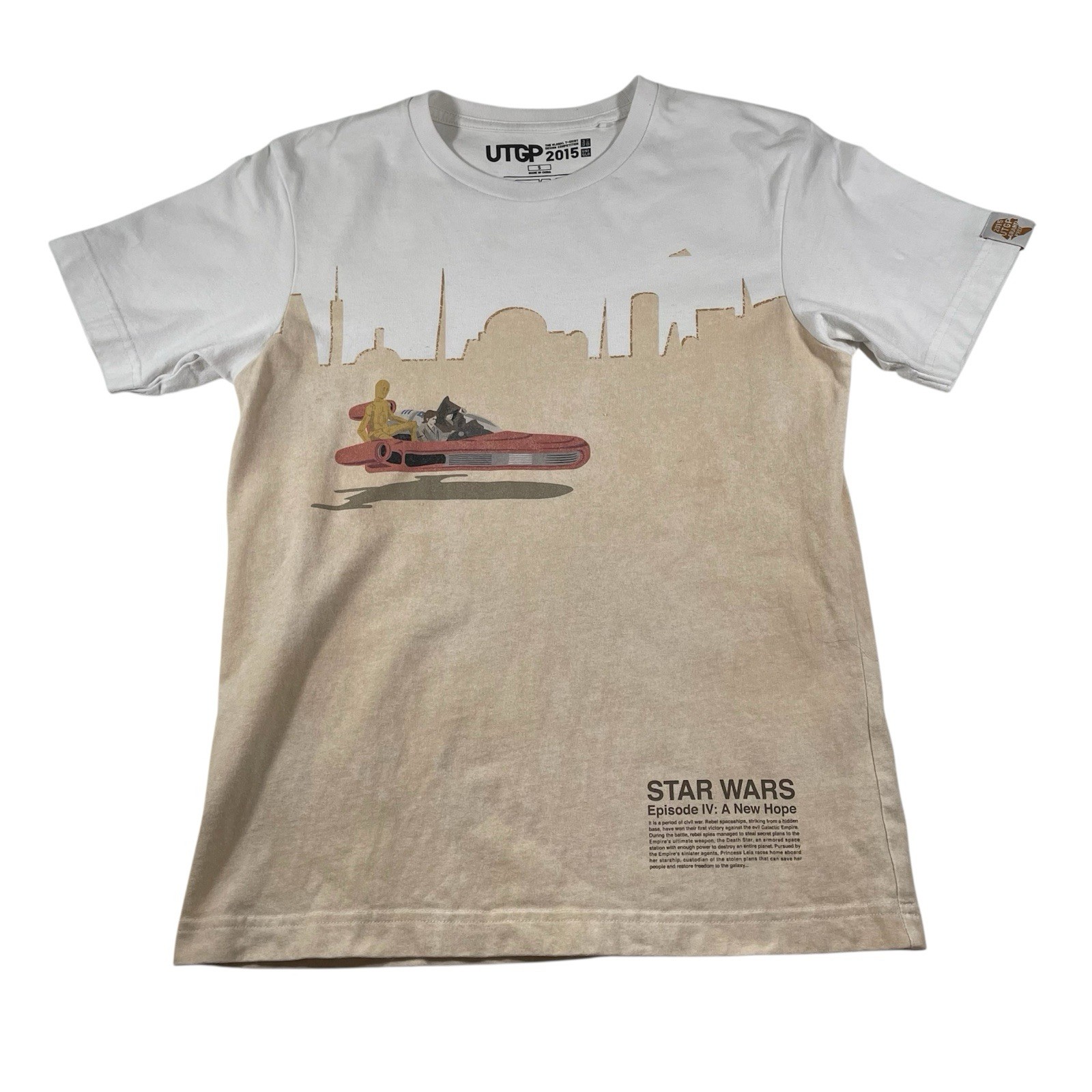 Uniqlo UTGP Star Wars IV A New Hope T Shirt S 2015 Graphic Grand Prix Lucasfilm