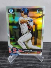 2018 Bowman Draft Chrome Refractor SP #BDC-69 Kole Cottam Rookie Boston Red Sox