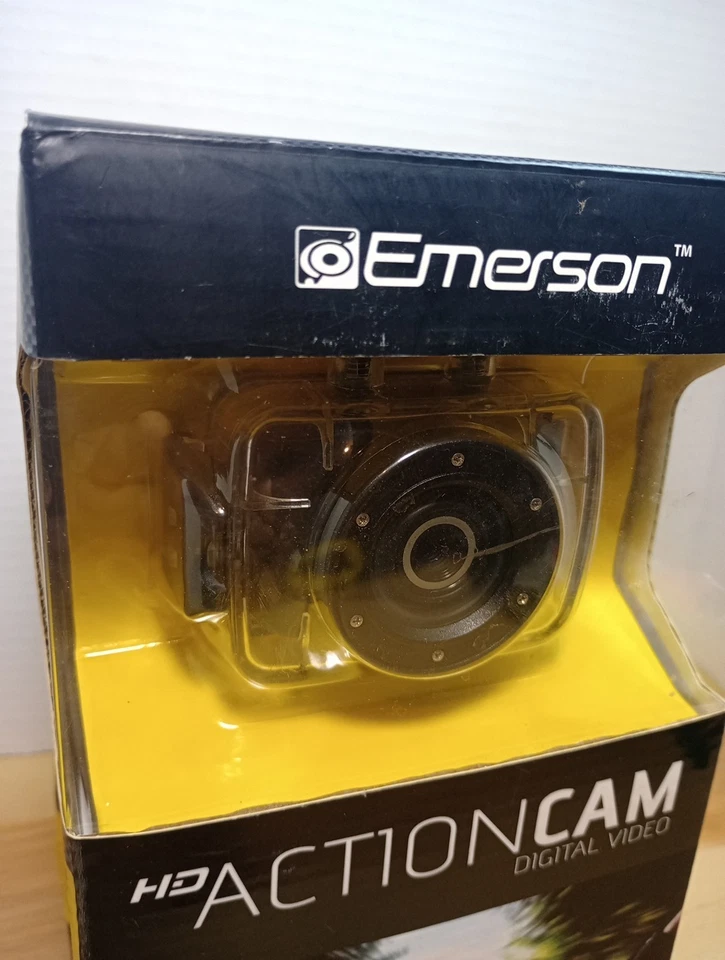 Emerson HD Action Camera DVR W/ Handlebar Mount & Waterproof Helmet Bike Mount  - Image 2 of 4